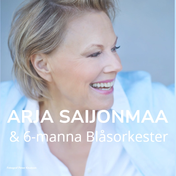 Bilden föreställer en leende Arja Saijonmaa 